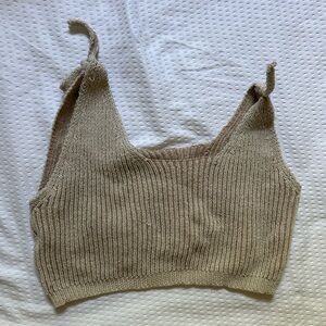 silly boho knit tank